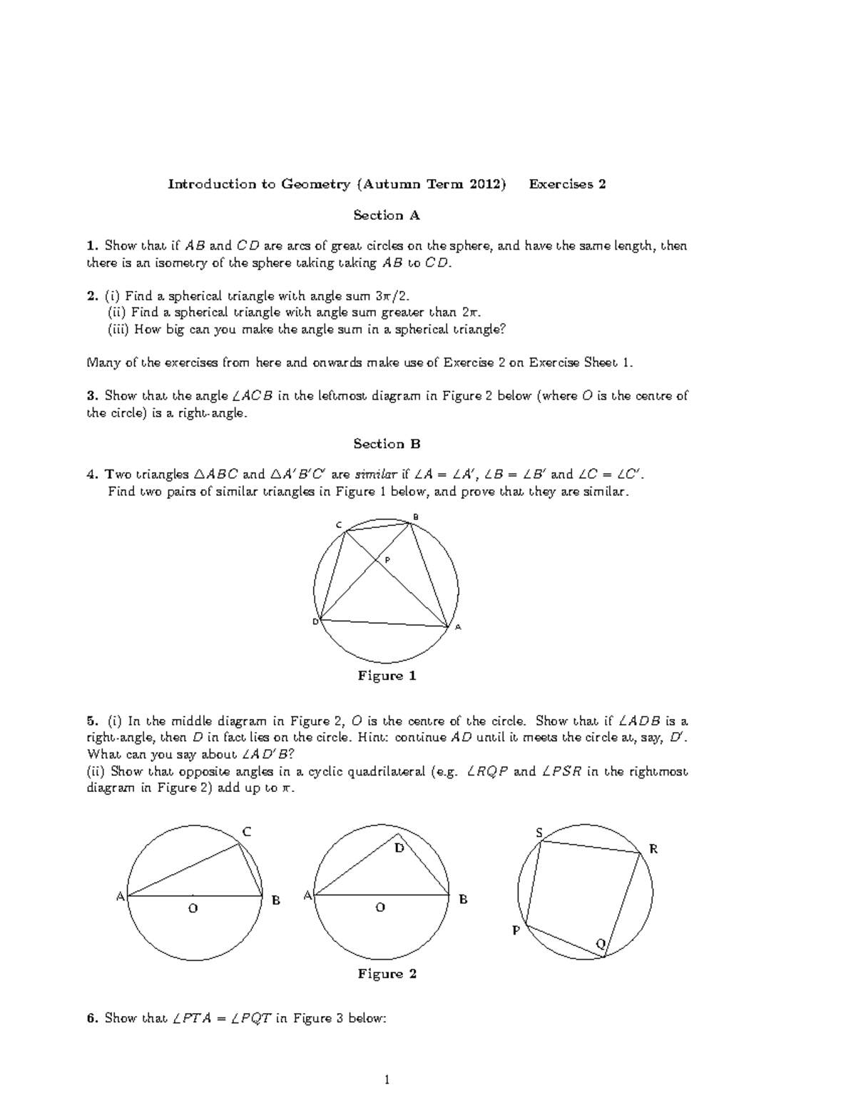 ma125-2012-2013-problem-sheet-2-introduction-to-geometry-autumn-term