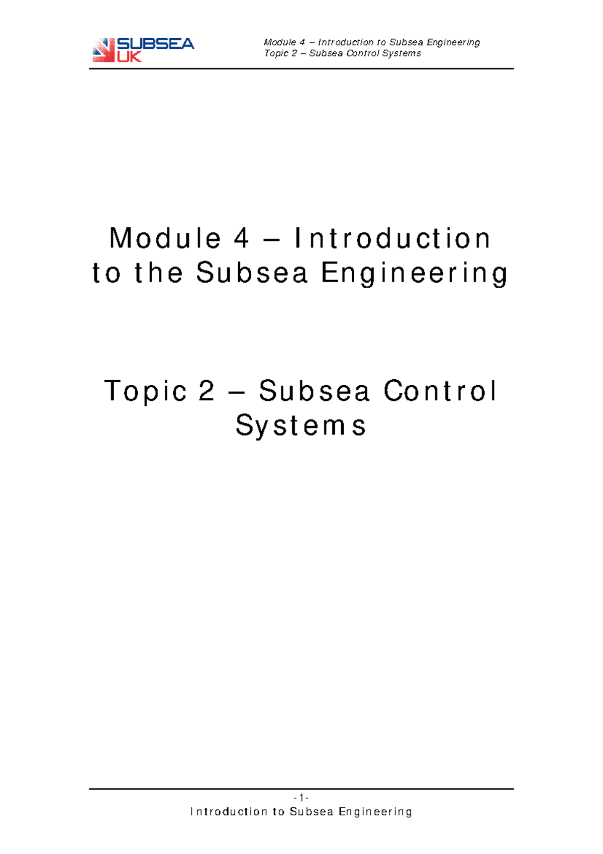 subsea engineering thesis topics