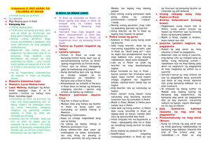 Rizal Kabanata 8-12 Notes - FLASHBACK Ika 6 At 7 Kabanata= Nilalaman ...