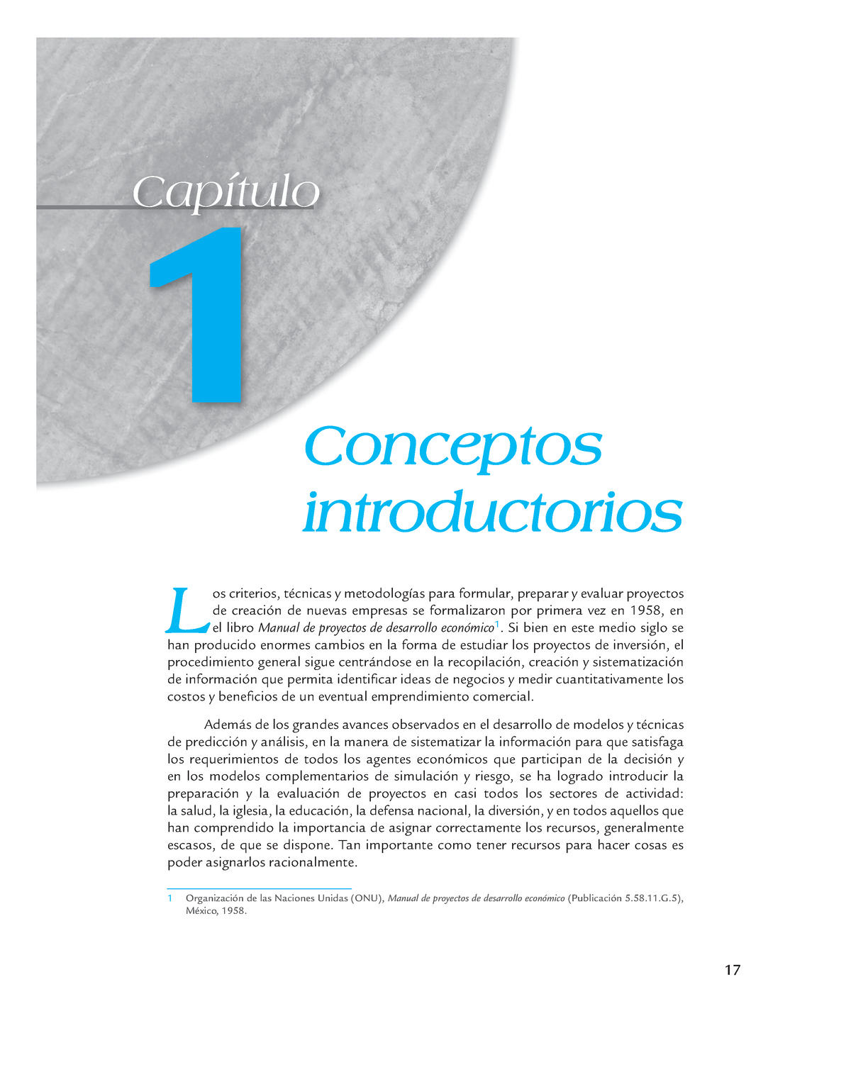 Libro CAP 1 AL 4 - 17 Conceptos Introductorios 1 Capítulo L Os ...