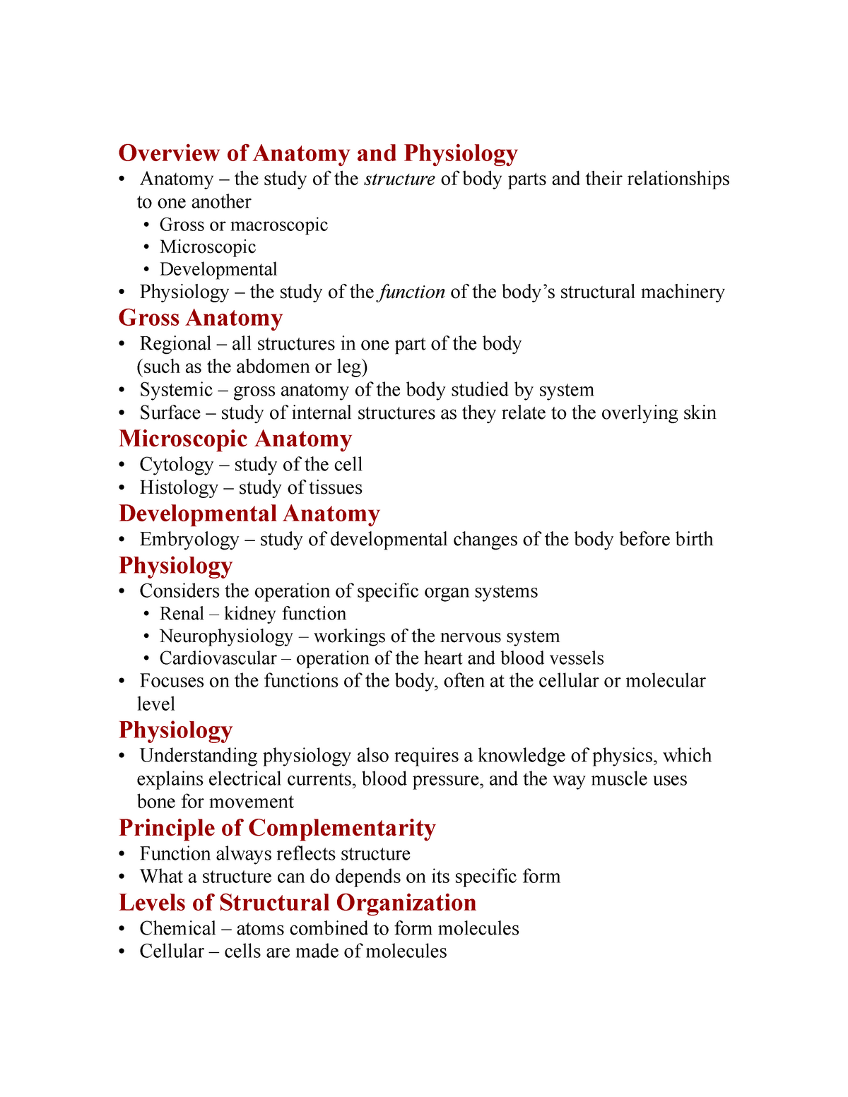research paper topics for anatomy and physiology