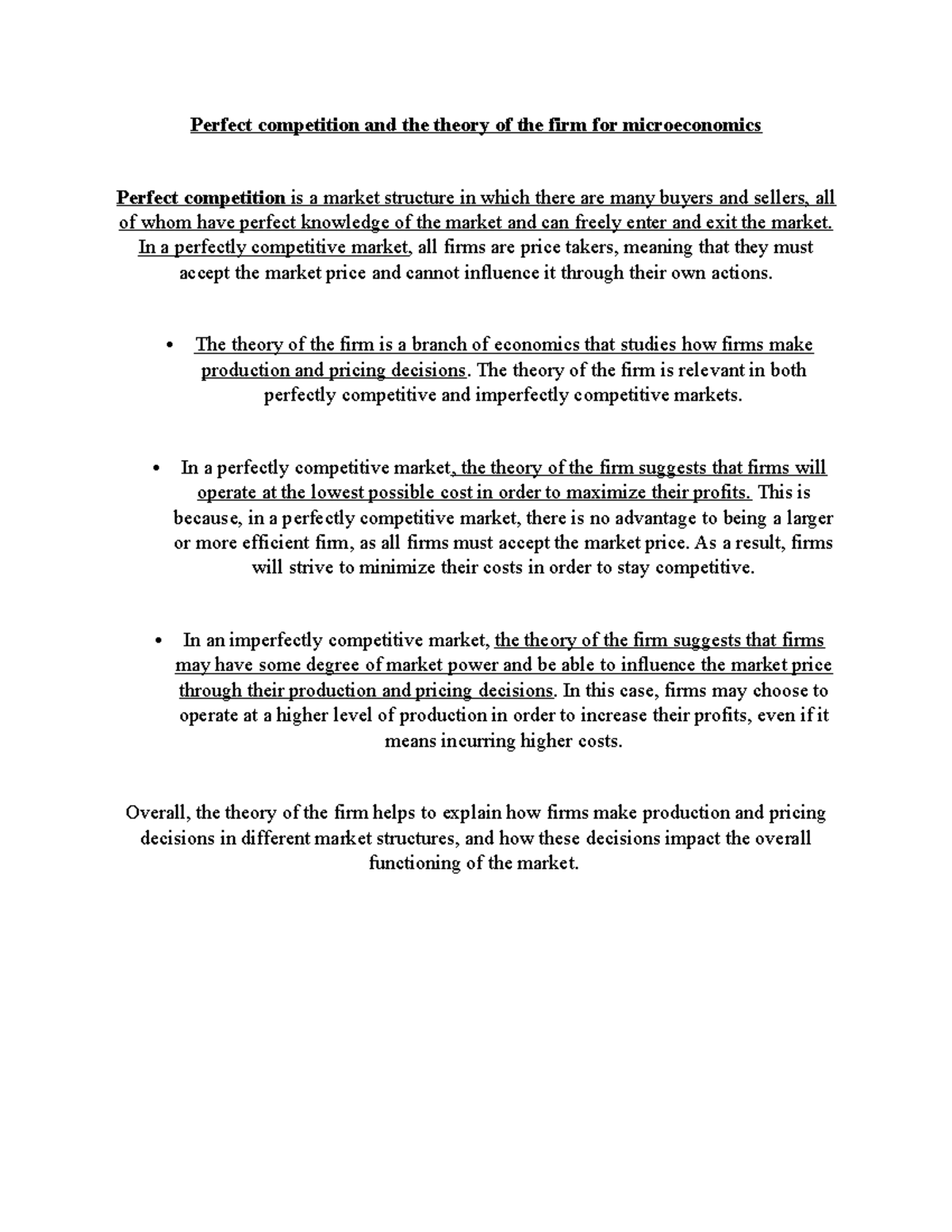 Document 87 (19) - Perfect competition and the theory of the firm for ...