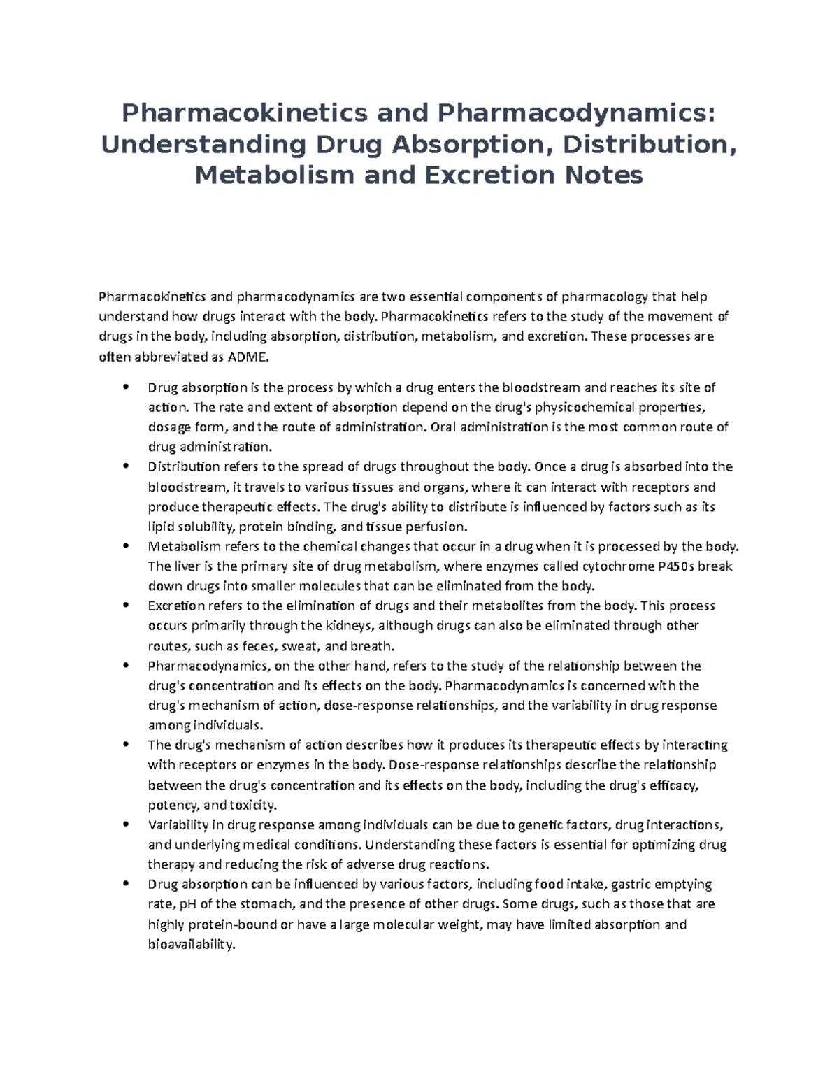 Understanding The Pharmacokinetics Of Albuterol And Benzonatate