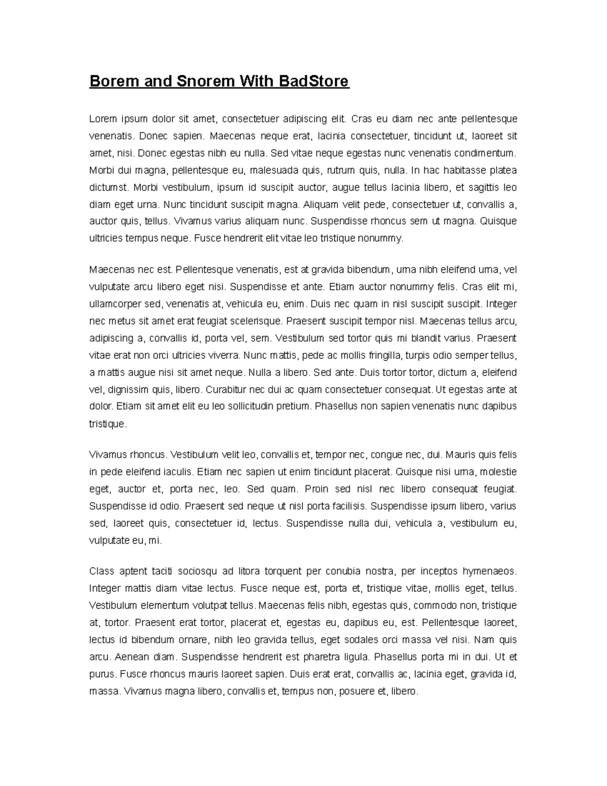 Contract - qsxqec - Borem and Snorem With BadStore Lorem ipsum dolor ...