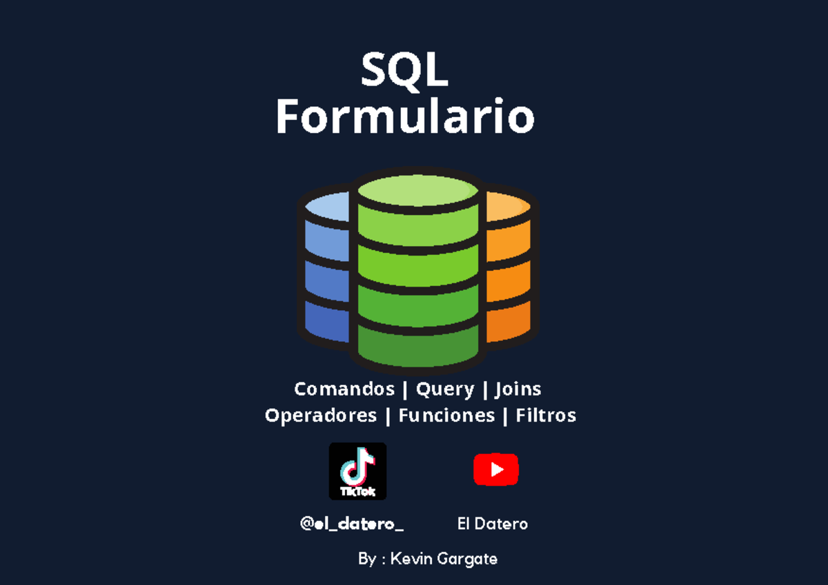 SQL Formulario - SQL Formulario Comandos | Query | Joins Operadores ...