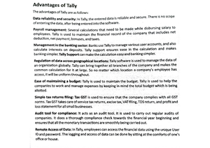 Tally - Subject: Computerised Accounting Topic: Tally Teacher: Sandip 