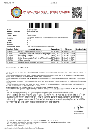 Admit Card notes 7 29 22 1 29 PM Admit Card erp.aktu.ac