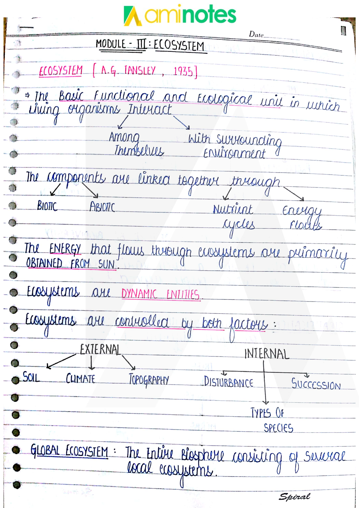 ENVIRONMENTAL STUDIES NOTES - Environmental Studies - Studocu