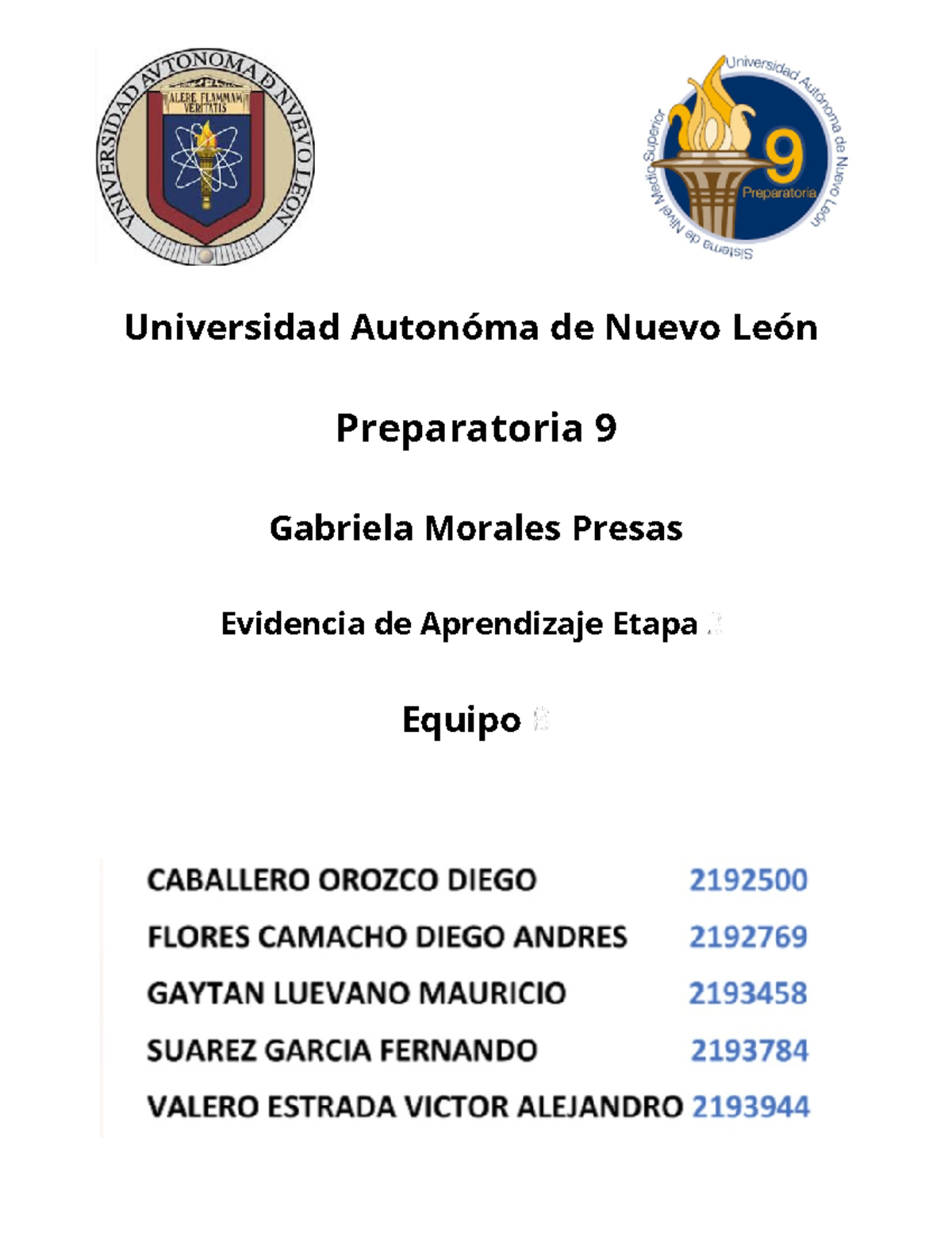 Elecc Voc EV 3 - Universidad Autonóma de Nuevo León Preparatoria 9 ...