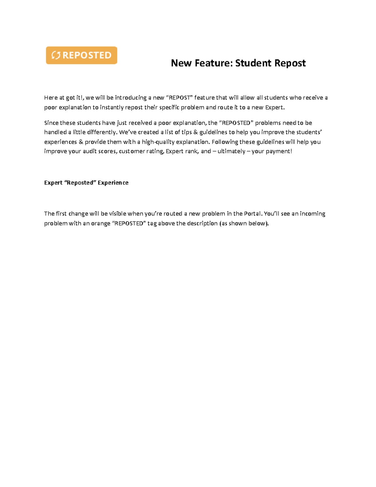 6. Student Repost - MASIA - New Feature: Student Repost Here at got it ...