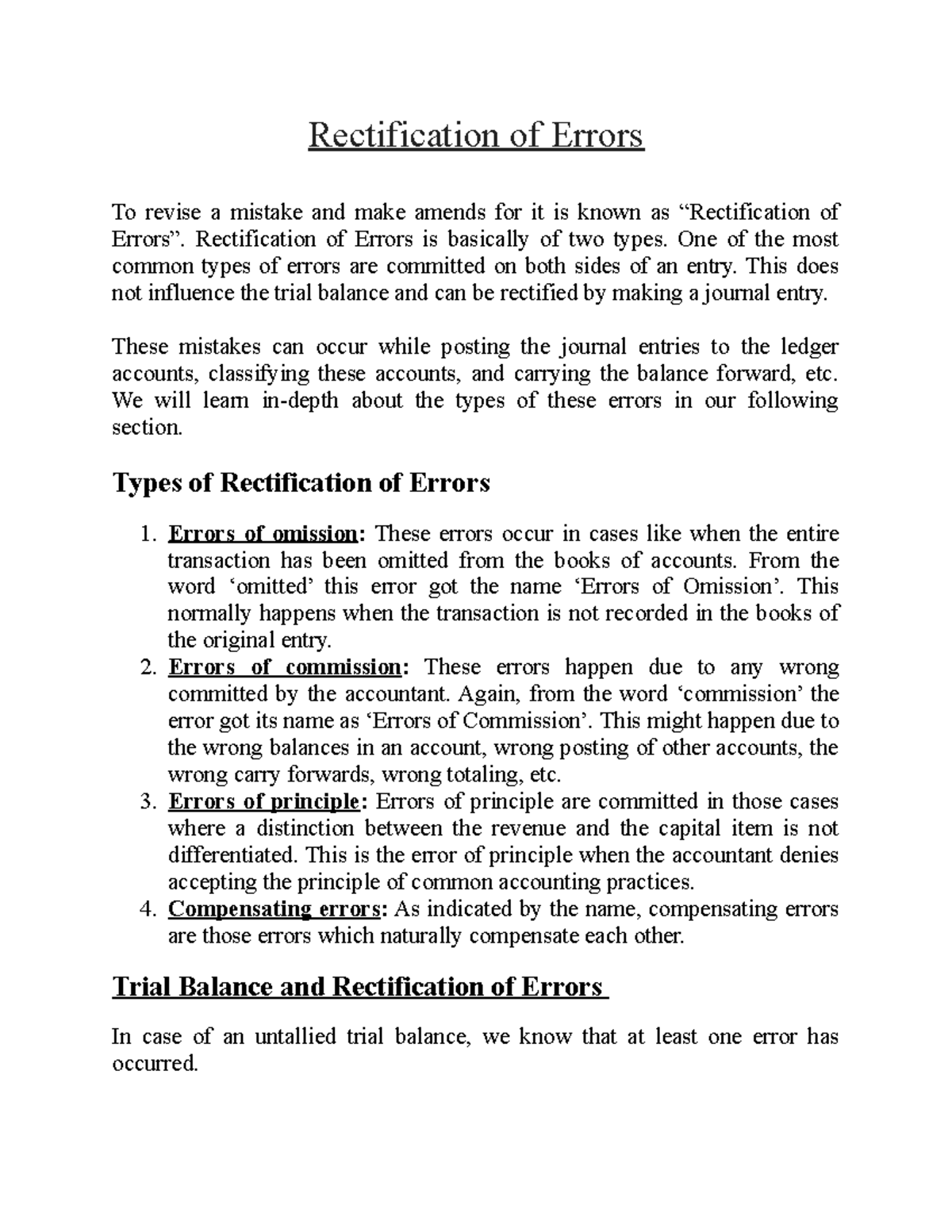 rectification-of-errors-rectification-of-errors-is-basically-of-two