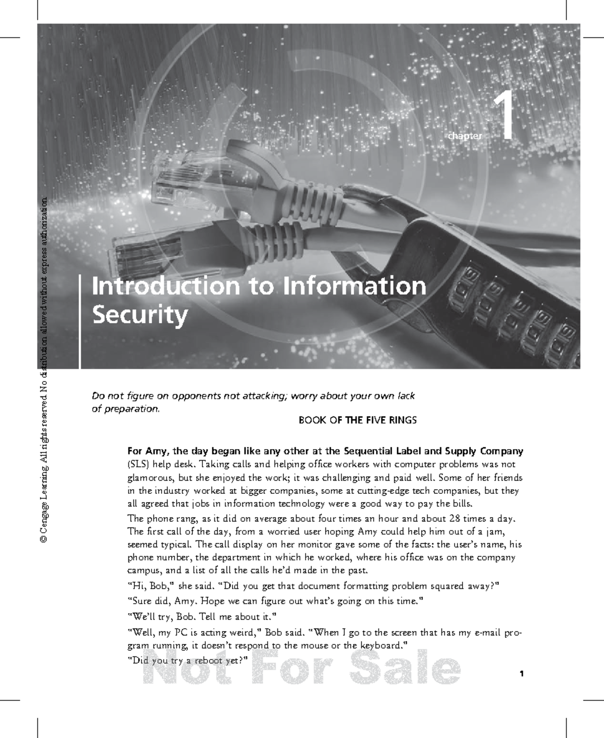 Book Introduction to Information security - chapter 1 Introduction to ...
