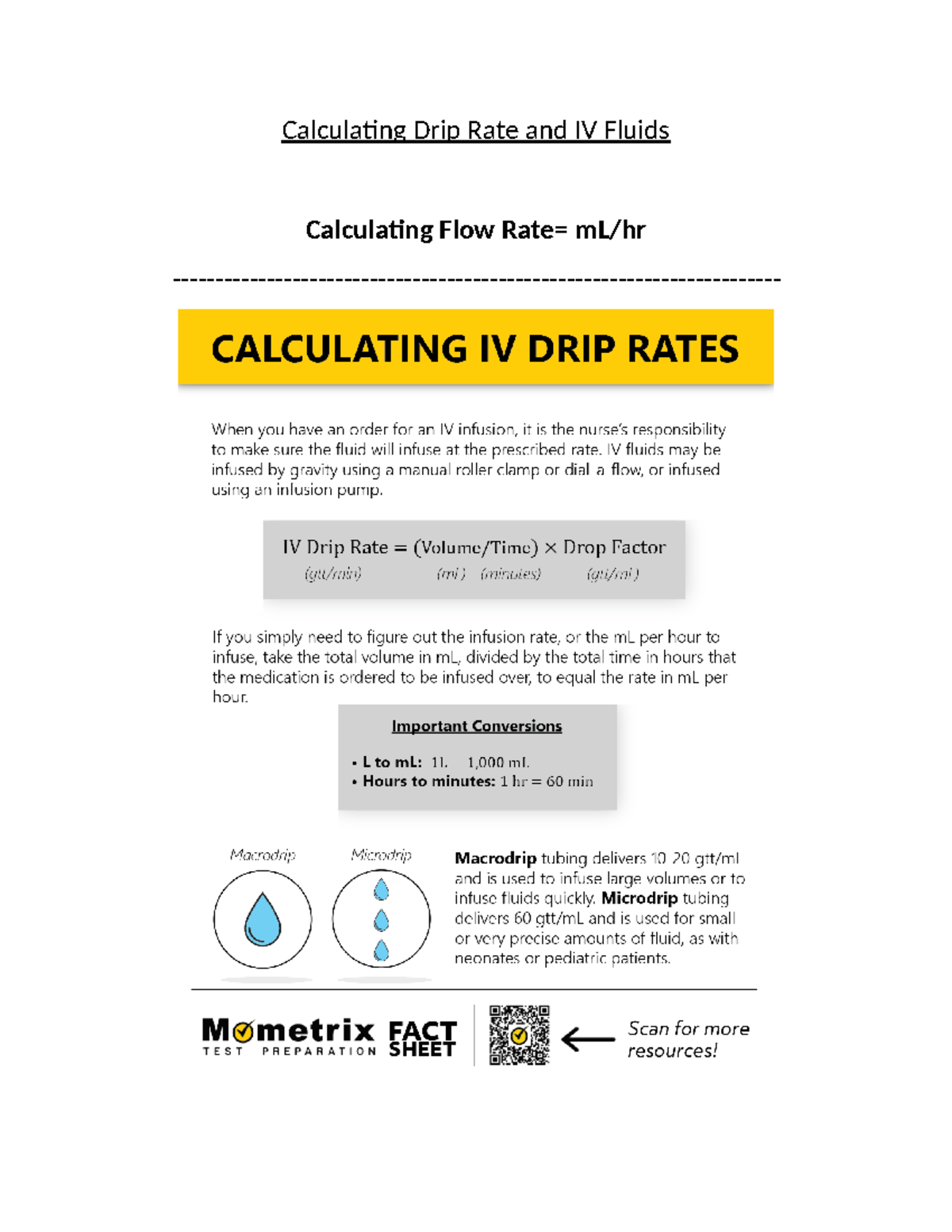 Drip Rate Practice - pratice - Calculating Drip Rate and IV Fluids ...