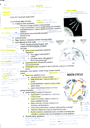GEOL101 syllabus 27145 - GEOL 101 Physical Geology Fall 2022 Updated 08 ...