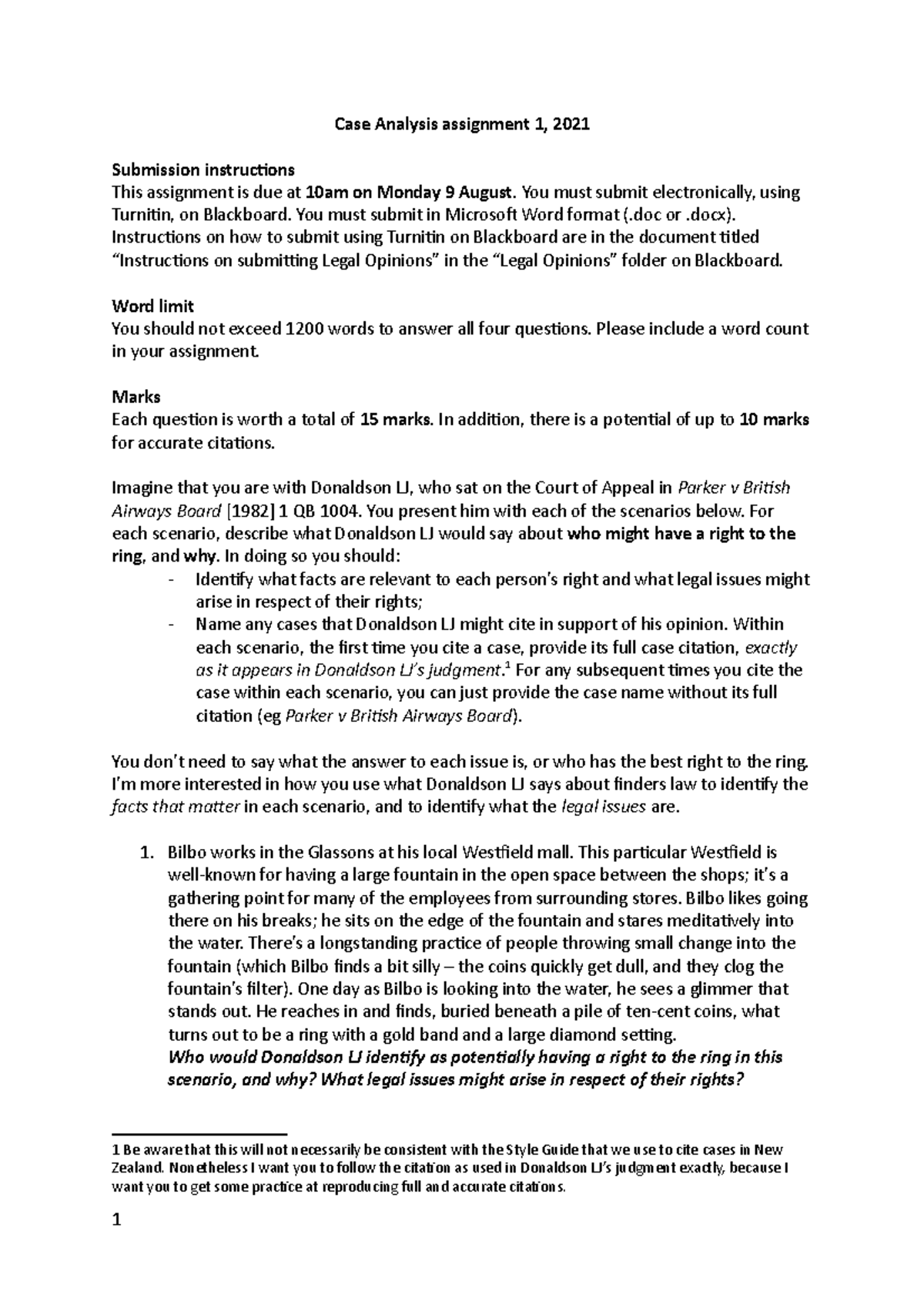 Case assignment - Good for learning the paper to this course. - Case ...