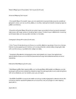 Geomap notes 1 to 3 - Lecture Notes: Geospatial Mapping and Geocoding ...