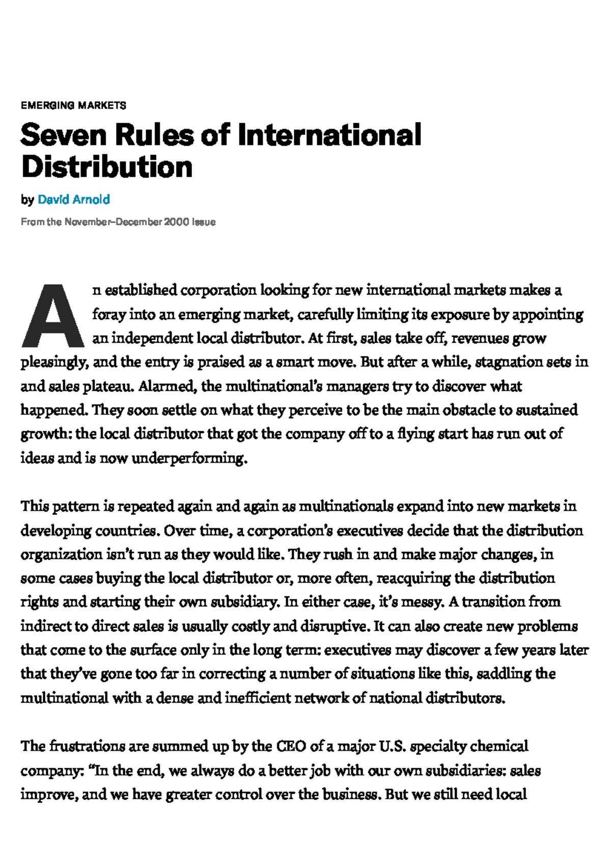 7-international-distribution-rules-emerging-markets-seven-rules-of