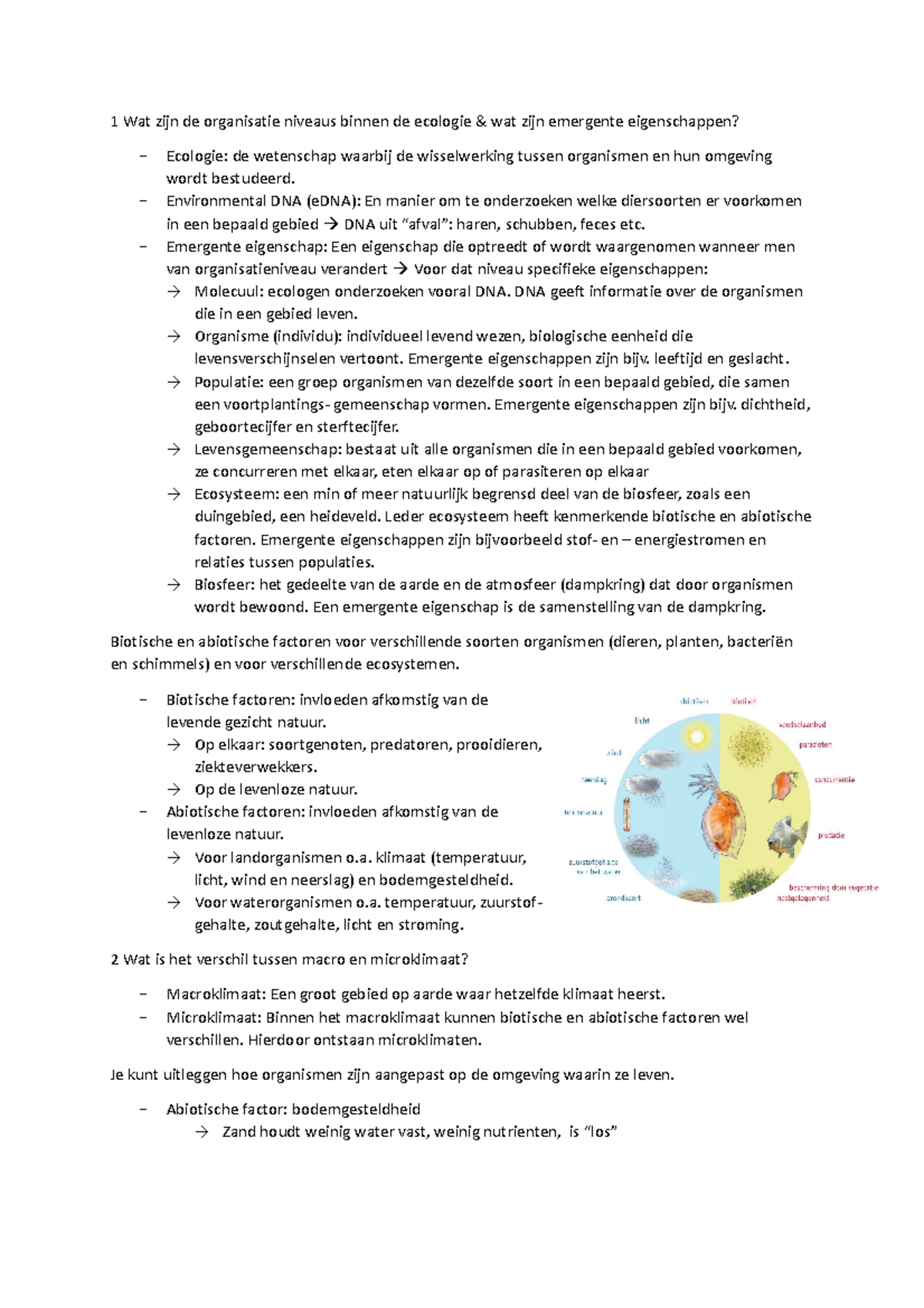 Bio Hfs 5 - Samenvatting Hoofdstuk 5: Ecologie Van Methode Biologie ...