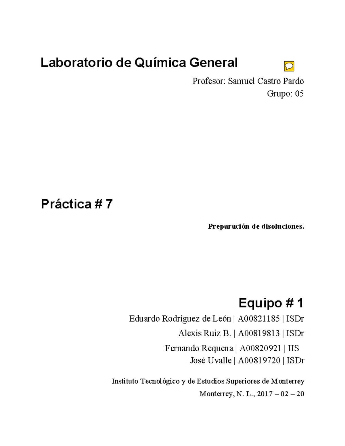 Copia De Practica #7 Laboratorio De Química General Revisado ...