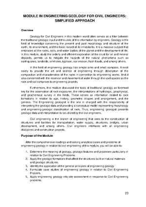 Module II- Rocks AND Types OF Mineral - The following topic to be ...