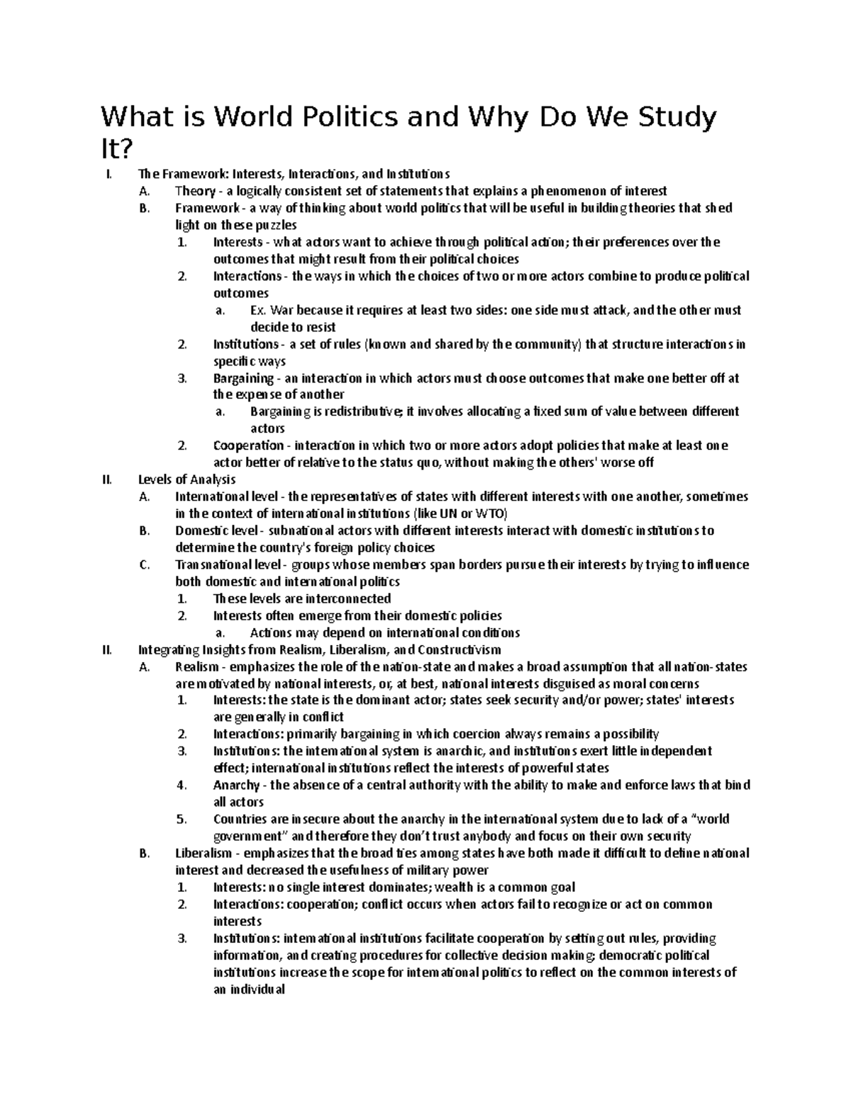 book-notes-introduction-what-is-world-politics-and-why-do-we-study-it