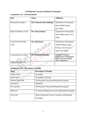 1 Meaning And Definitions Of GIS - B. / B. (Vth Semester) Paper: Remote ...