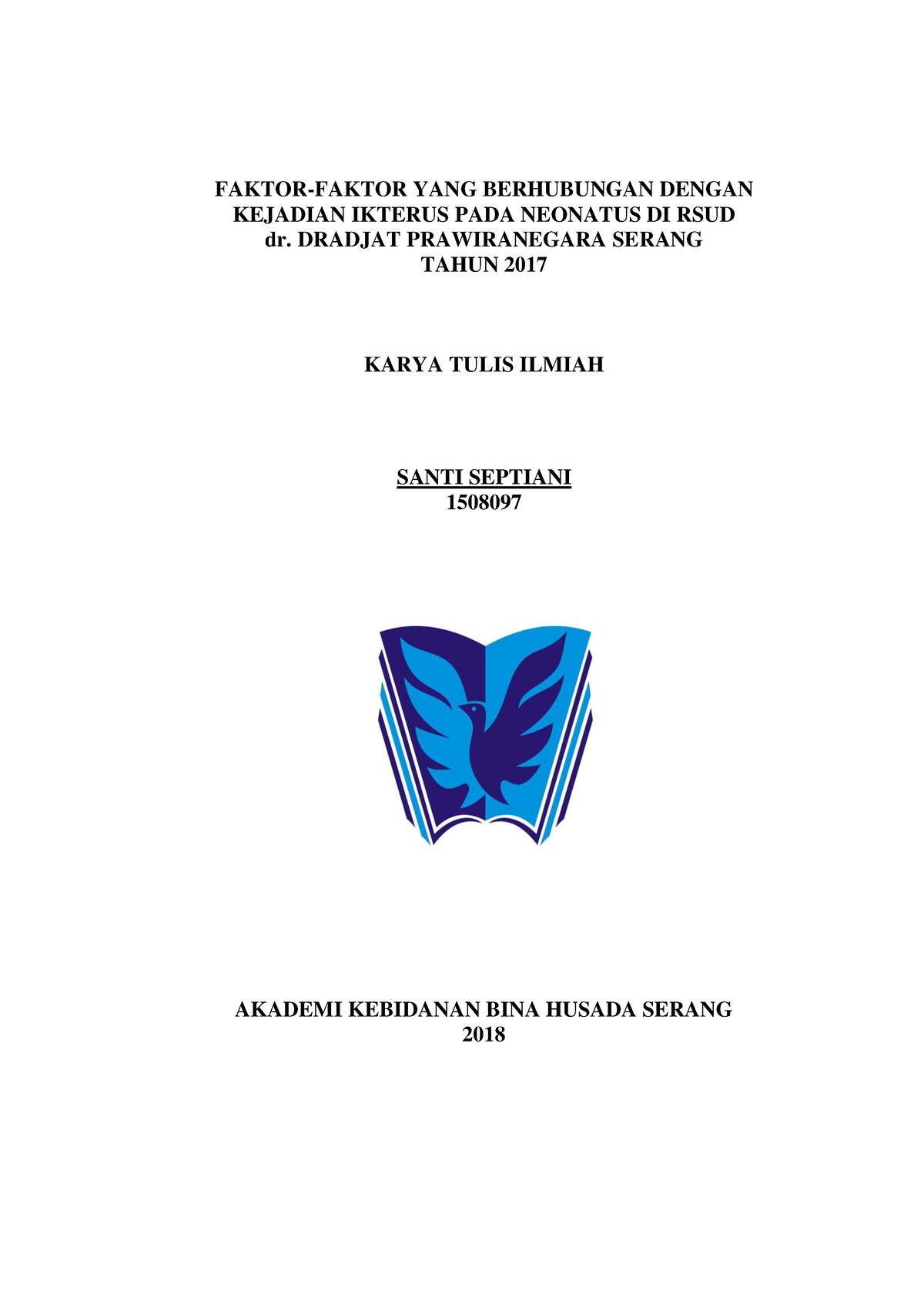 Faktor- Faktor Yang Berhubungan Dengan Kejadian Ikterus - FAKTOR-FAKTOR ...