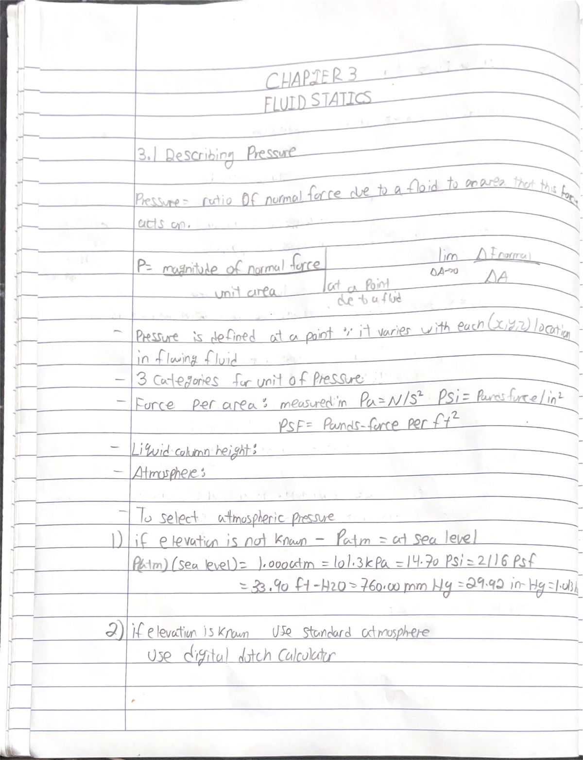 Chapter 3 Handwritten notes from the course textbook - Engineering ...