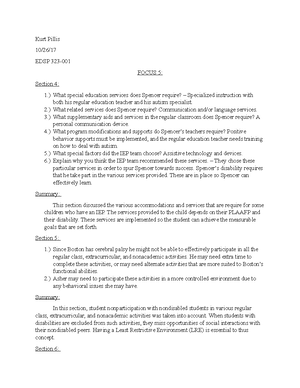 EDSP 323 Experience Interview Instructions(1) - EXPERIENCE INTERVIEW ...