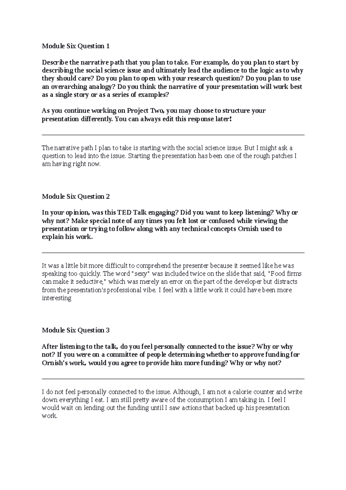 Mersadese La Fond SCS 200 Applied Social Sciences - Module Six Question ...
