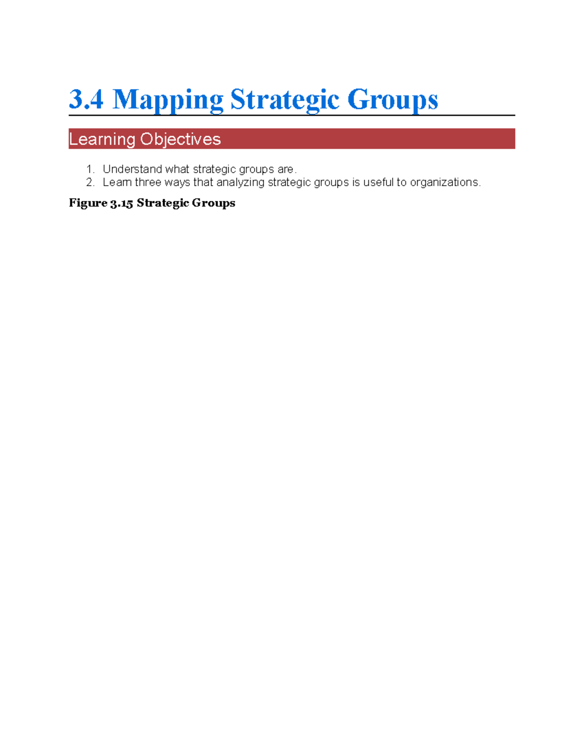 3.4 Mapping Strategic Groups Strat Management 3 Mapping Strategic