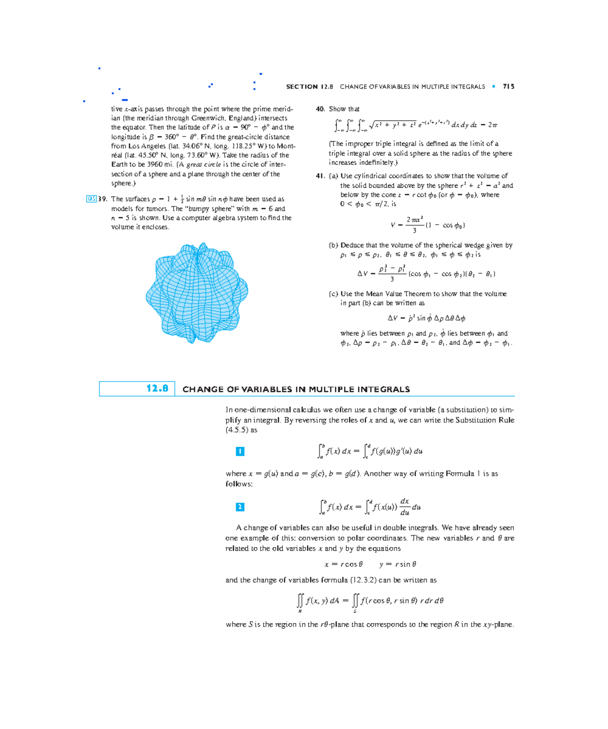 Math work ch - Show that (The improper triple integral is defined as ...