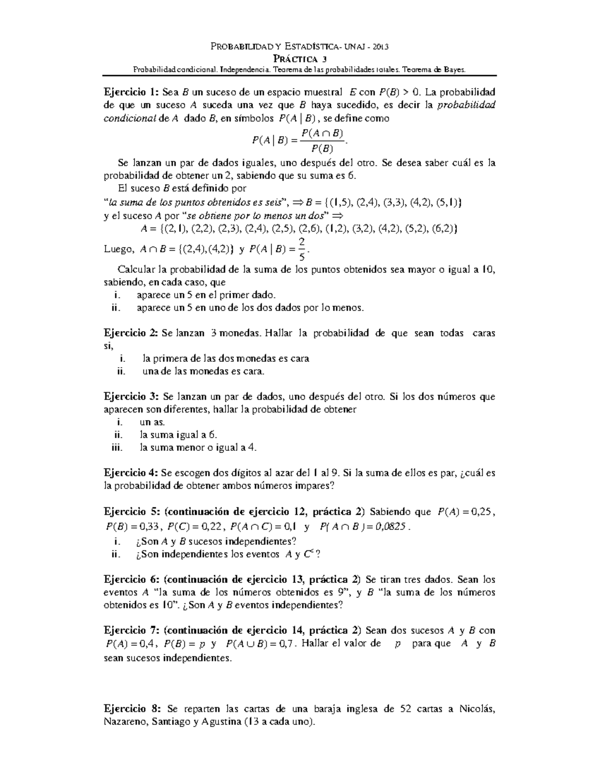 Probabilidad Y Estad+ì Stica Pr+íctica 3 - PROBABILIDAD Y ESTADÍSTICA ...