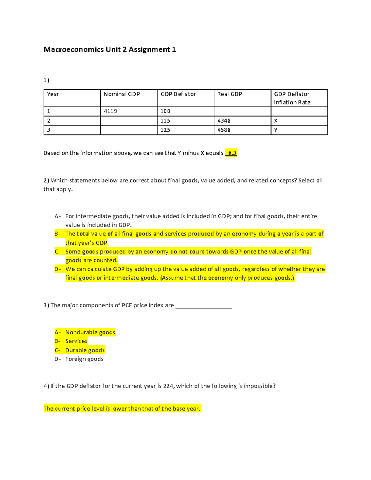 rmit macroeconomics 1 assignment 2