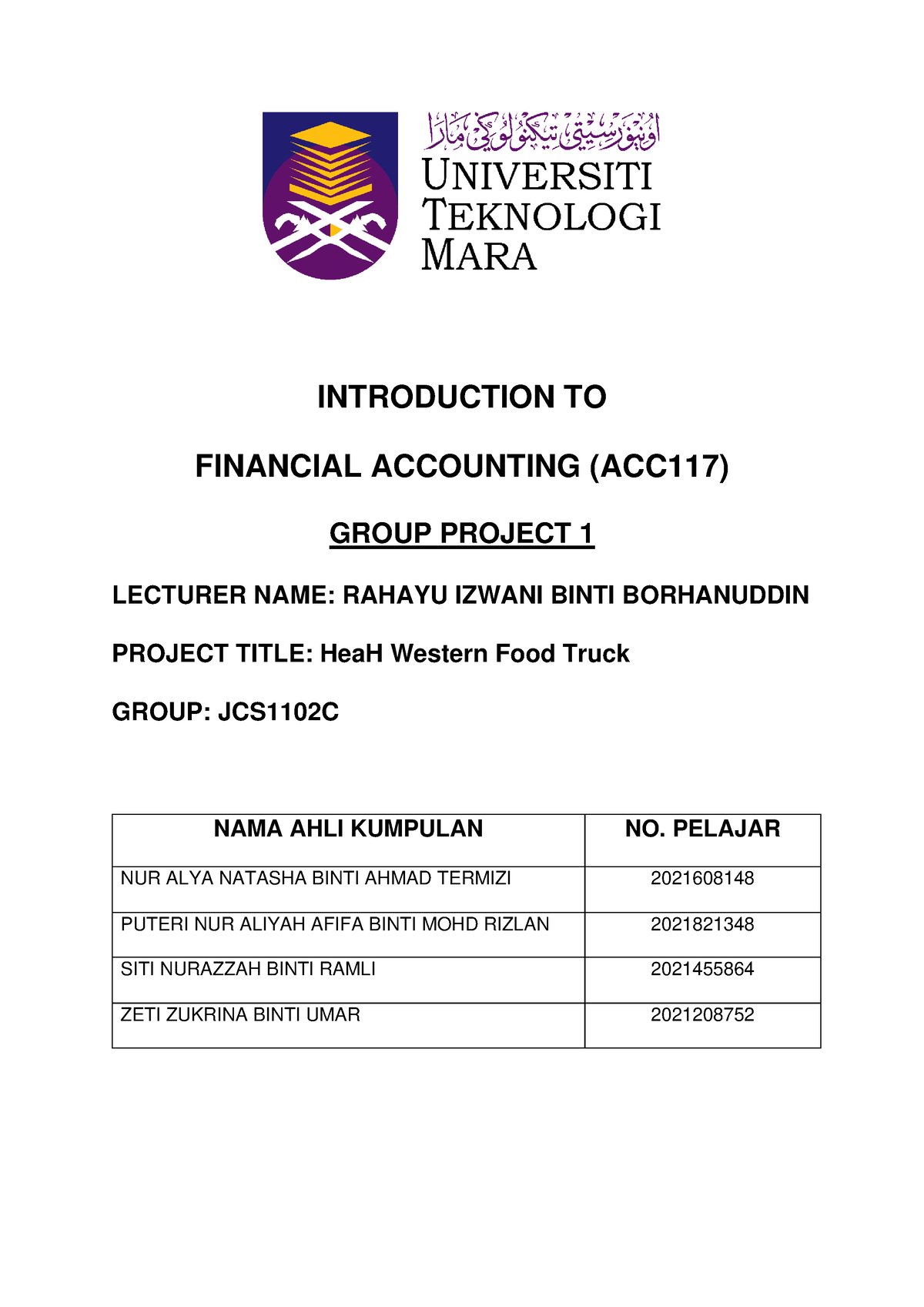account assignment acc117
