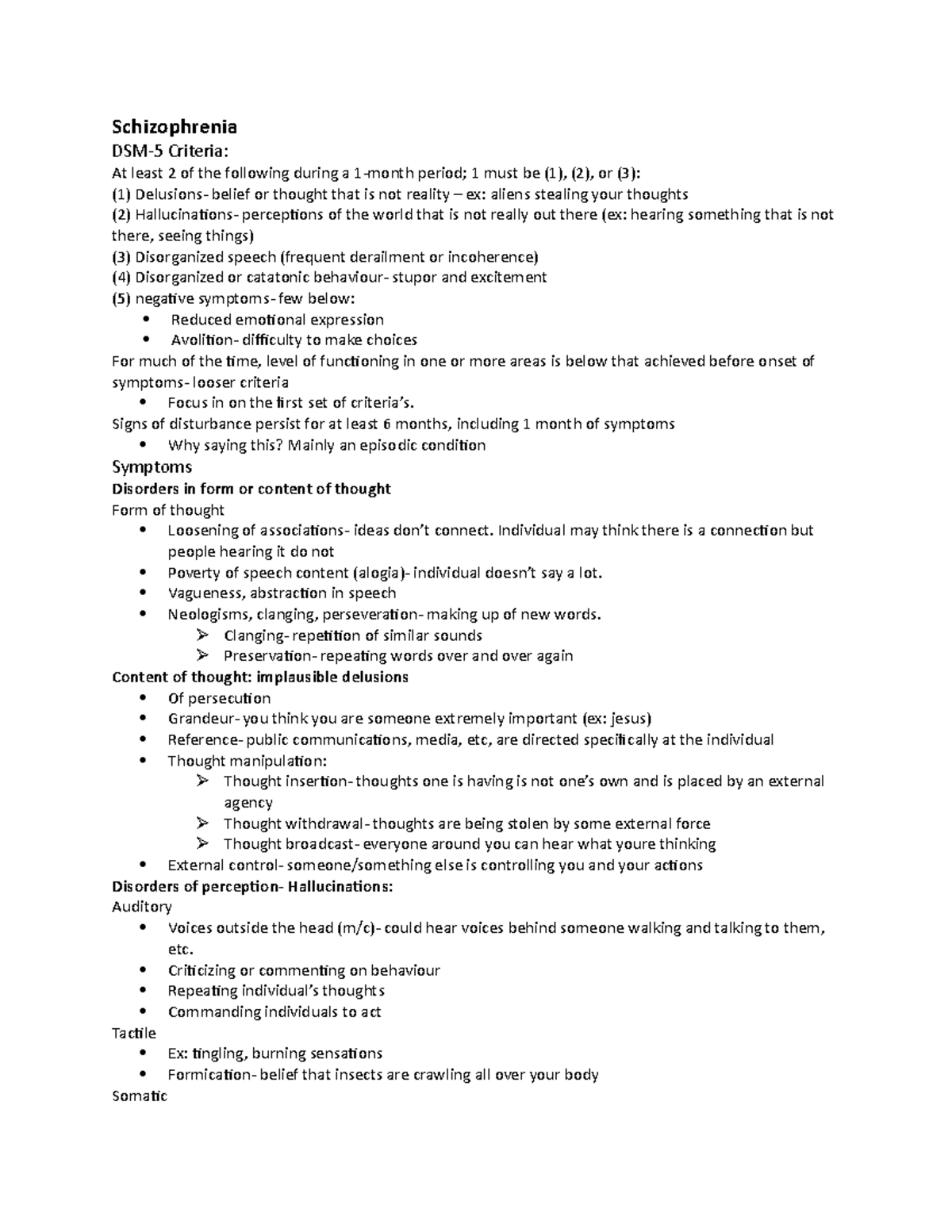 Schizophrenia Notes From Abnormal Psych Schizophrenia DSM 5   Thumb 1200 1553 