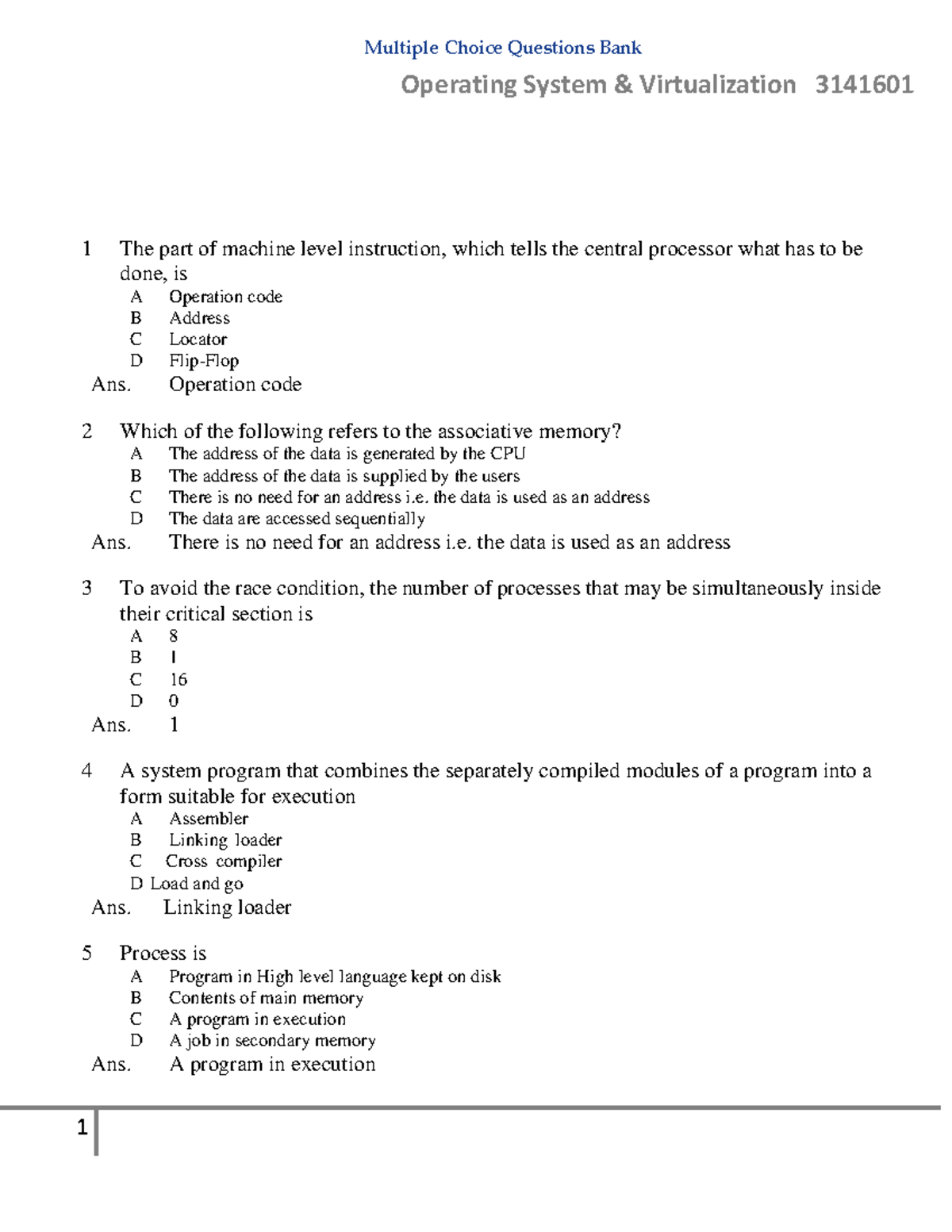 What Is Compaction In Operating System Mcq