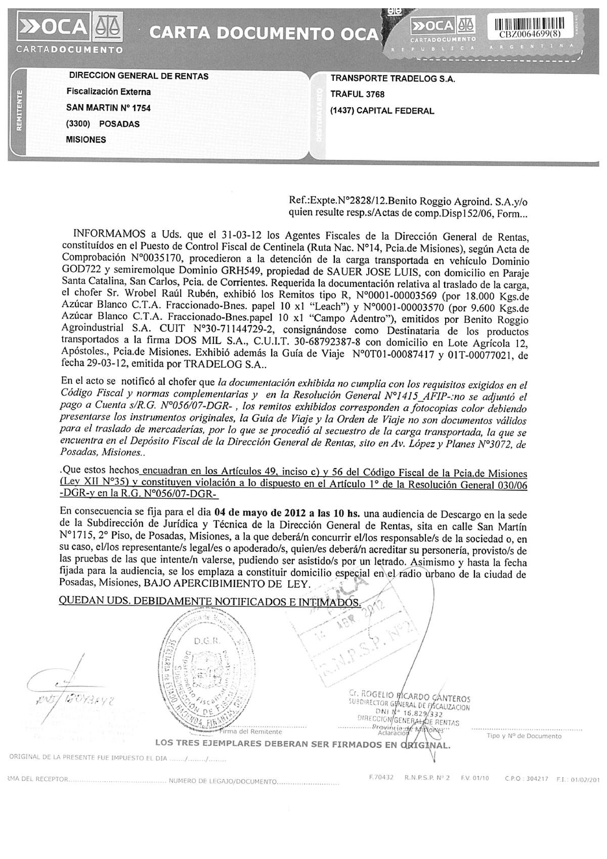 Modelo Carta Documento Oca Para Imprimir Modelo De Informe Vrogue 3405