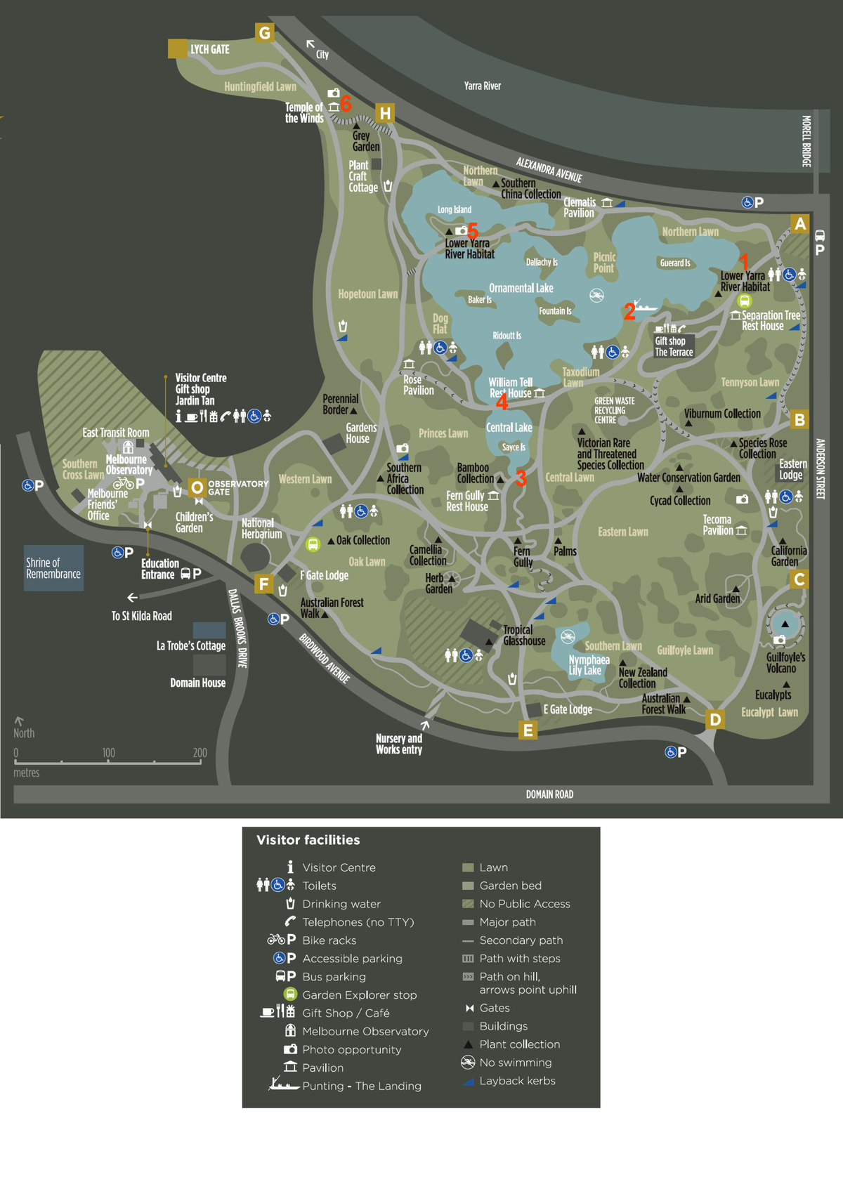 Botanical Gardens Location Map - BIOL 205 - Studocu