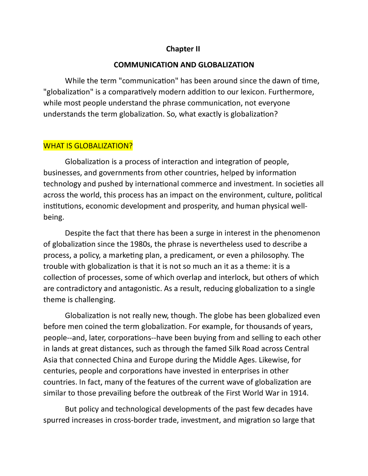 explanation essay purposive communication