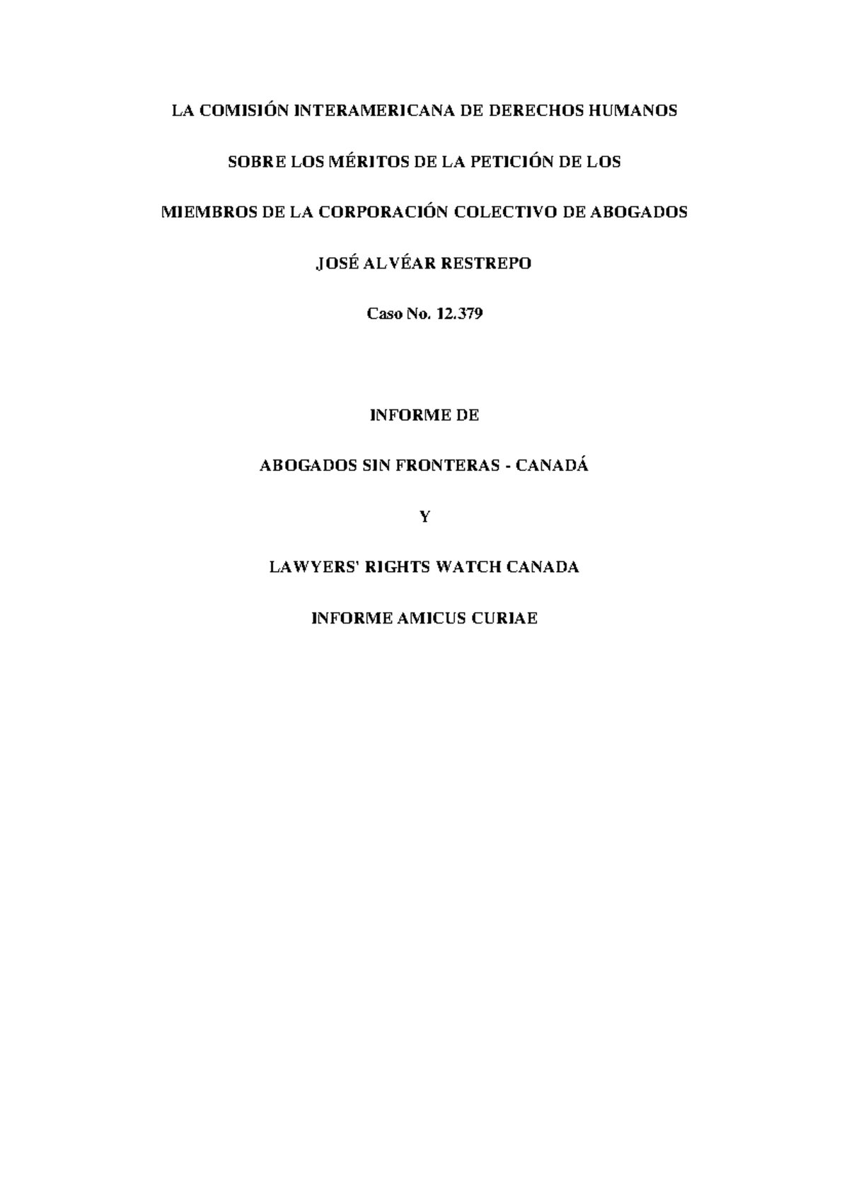 LA Comisión Interamericana DE Derechos Humanos primera intansia derecho ...