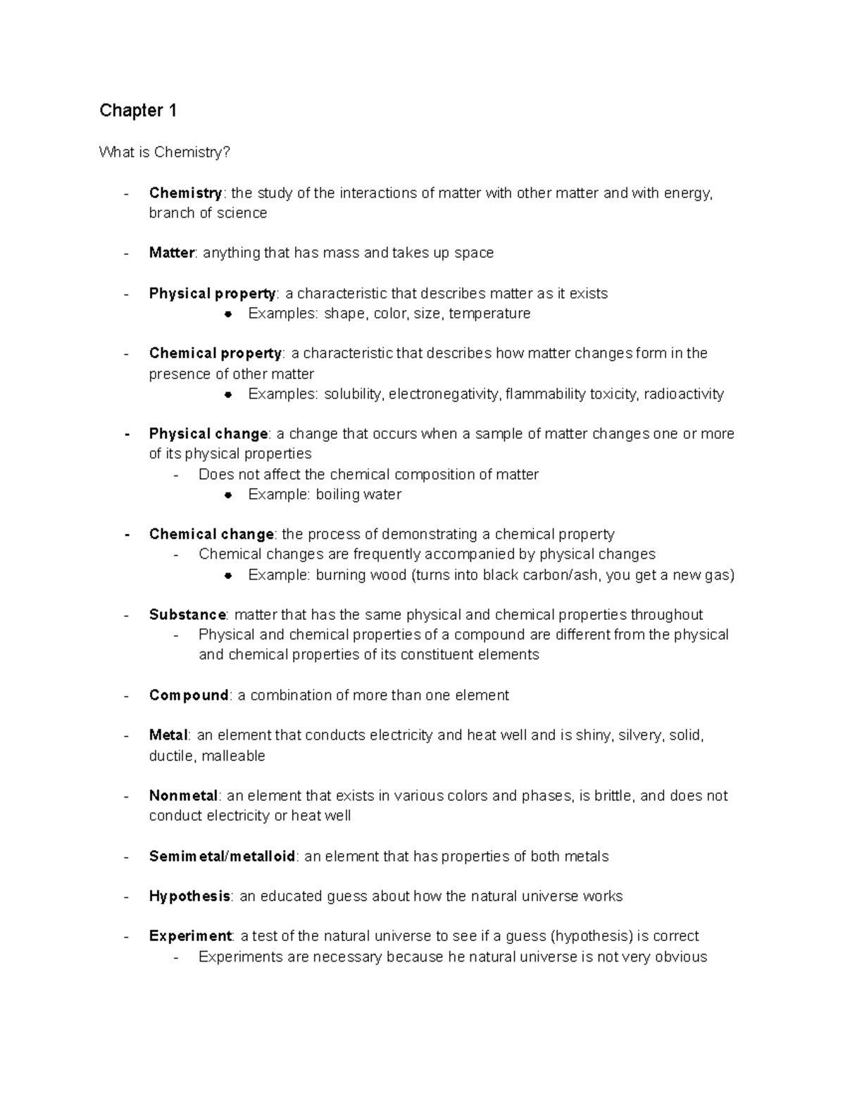 chemistry-notes-chapter-1-what-is-chemistry-chemistry-the-study-of