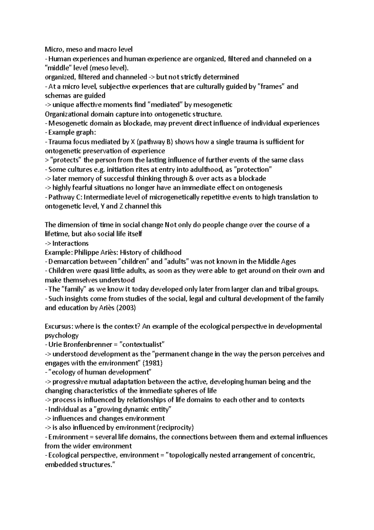 Micro - Philosophy Of Language - Micro, meso and macro level Human ...