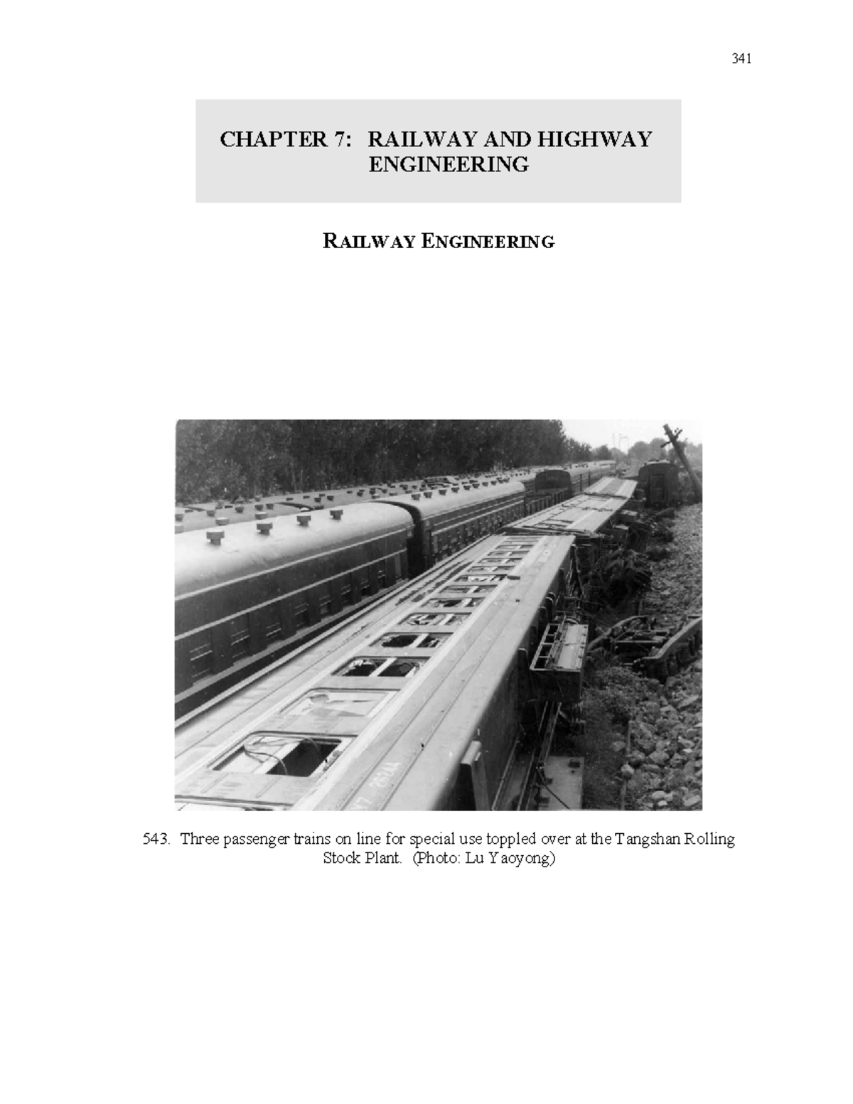 Volume 4 Chapter 7 - Lecture notes 1 - CHAPTER 7: RAILWAY AND HIGHWAY ...