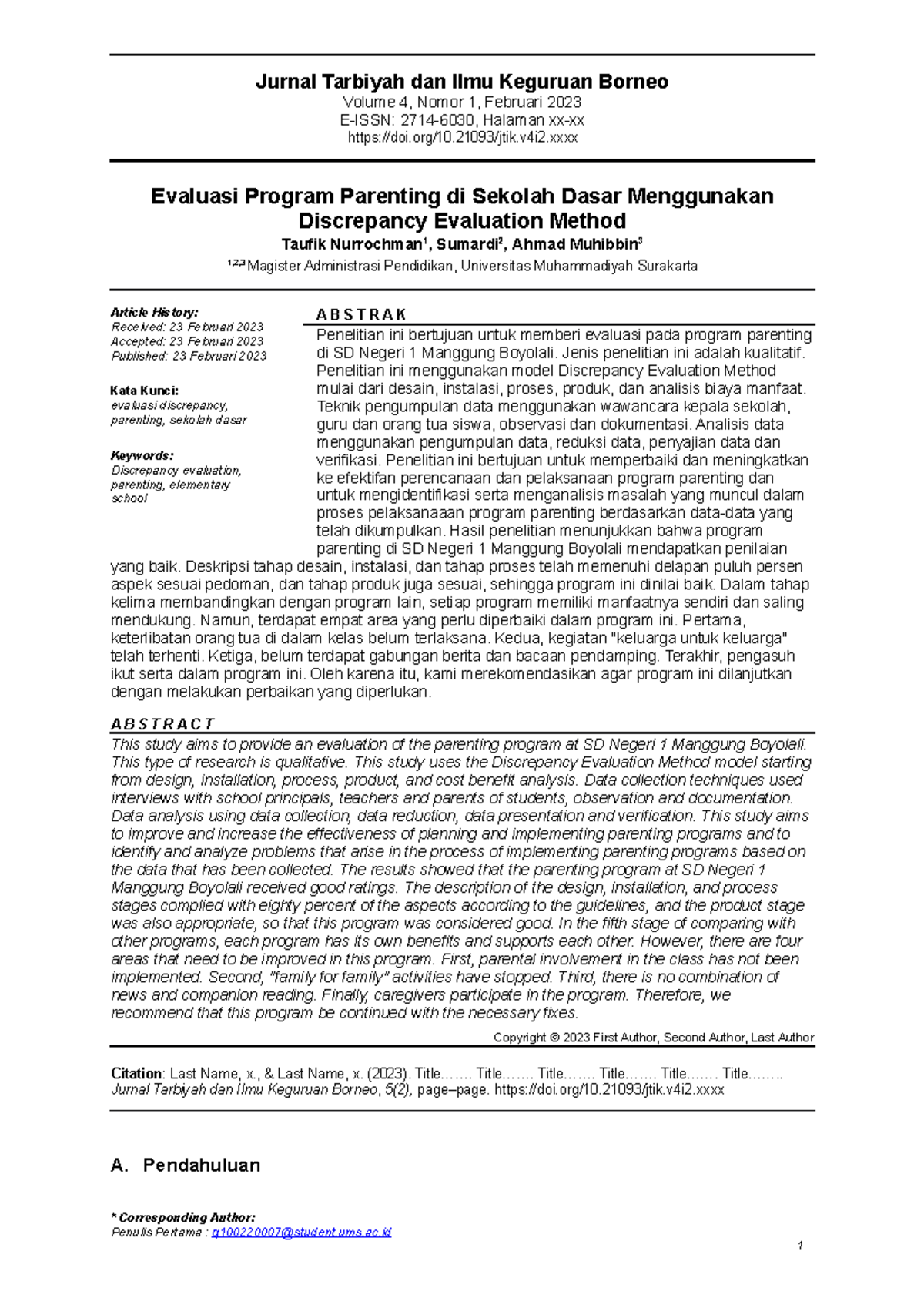 7003-Article Text-22450-1-2-20230706 - Jurnal Tarbiyah dan Ilmu ...