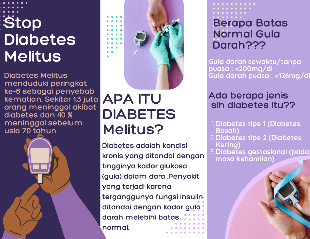 Tugas Leaflet Diabetes Melitus.tuti Endarwati - Farmasi - Studocu