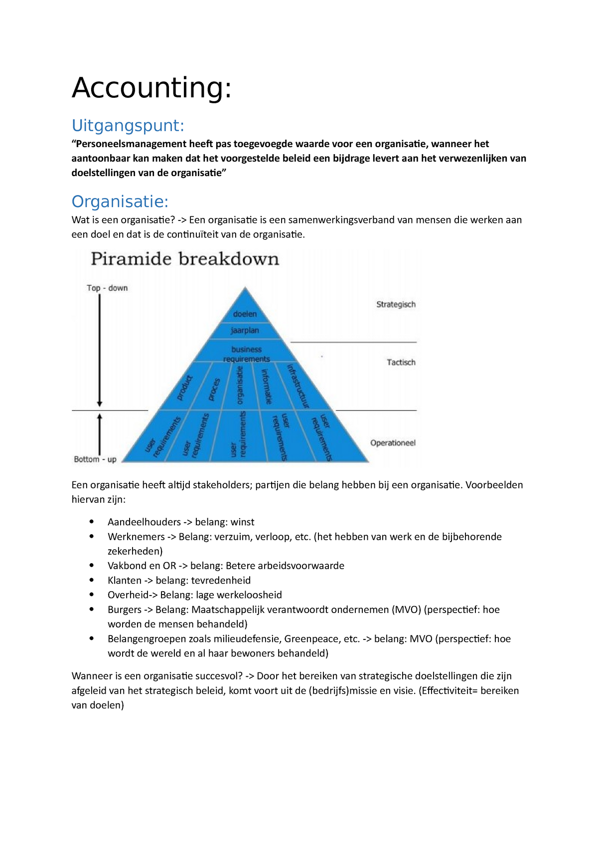 Samenvatting Accounting Op2 Studeersnel