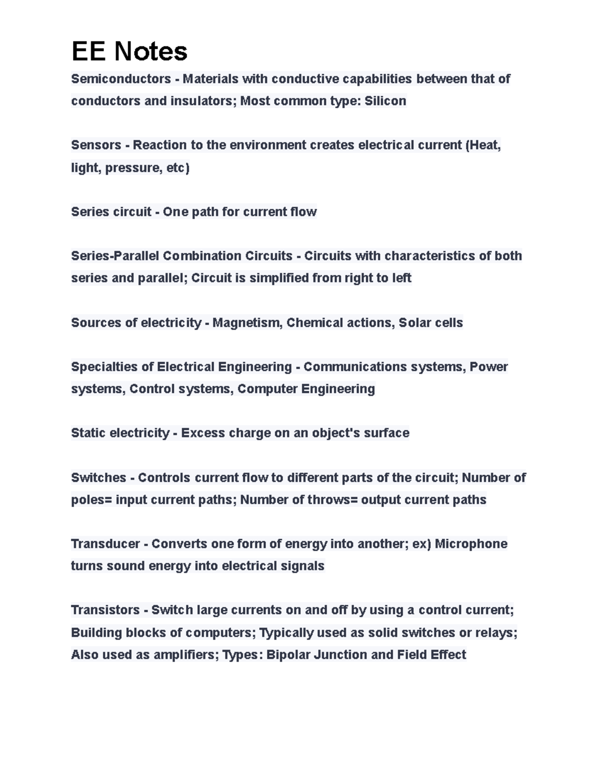 Electrical engine Part5 - EE Notes Semiconductors - Materials with ...
