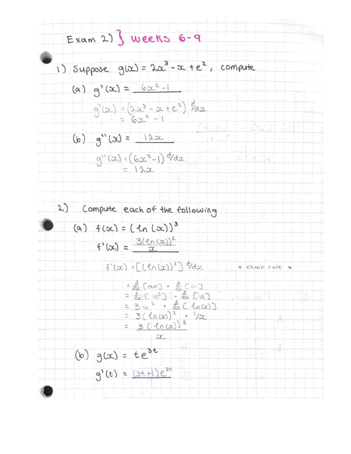 Math 126 Midterm #2 - Math 126 - Studocu