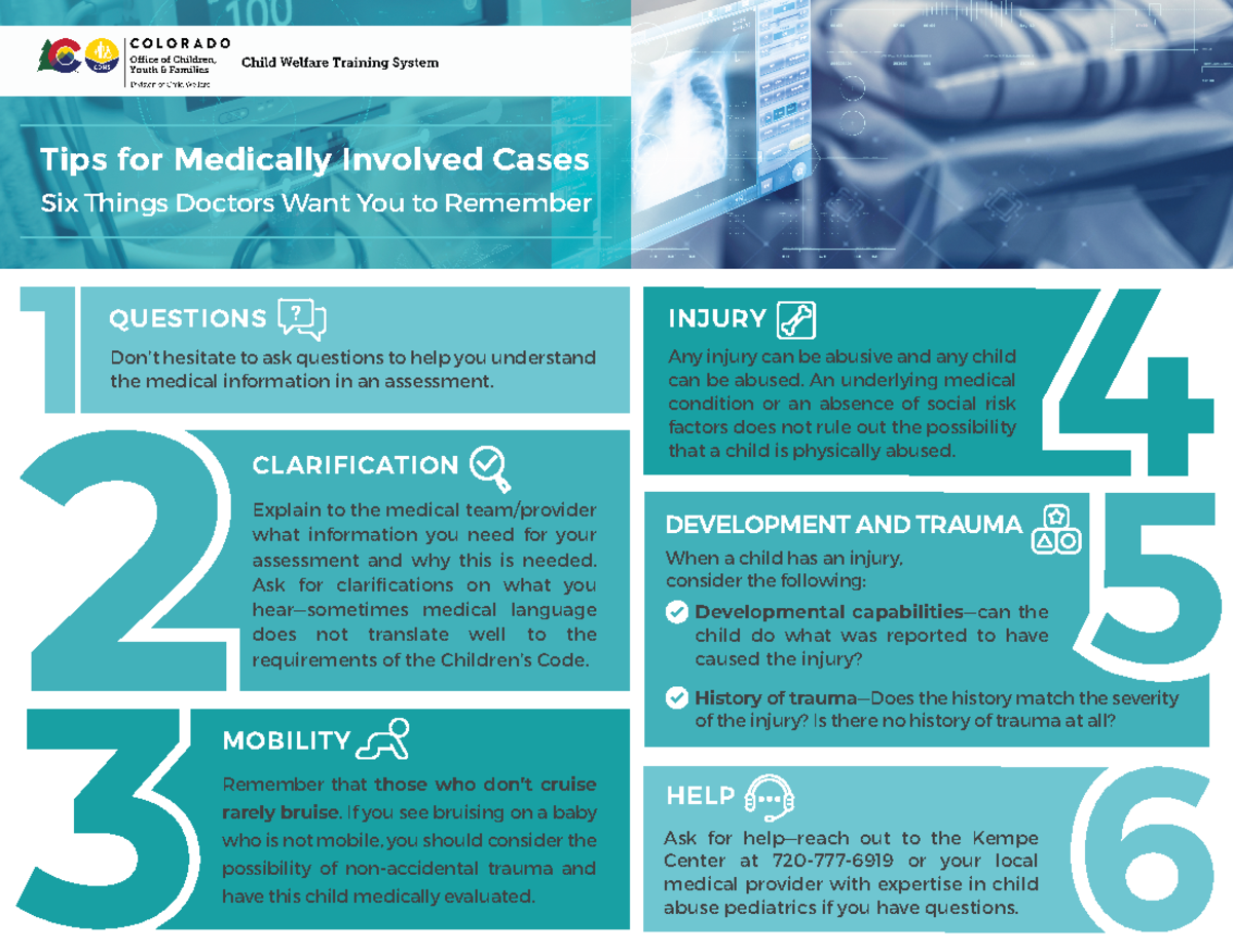 TIps for Medically Involved Cases Six Things Doctors Want You to ...